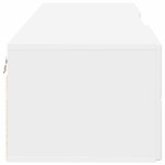 vidaXL Dulap din Lemn cu sertar Alb 150 x 39 x 30 cm Lemn compozit