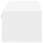 vidaXL Dulap din Lemn cu sertar Alb 100,5 x 39 x 30 cm Lemn compozit