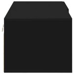 vidaXL Dulap din Lemn cu sertar Negru 100,5 x 39 x 30 cm Lemn compozit