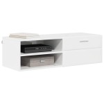 vidaXL Dulap din Lemn Gri din beton 100,5 x 39 x 30 cm Lemn compozit