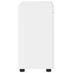 vidaXL Set dulap baie TULUM Alb lucios 60 x 34 x 63 cm Lemn compozit