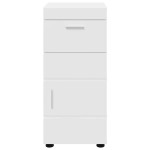 vidaXL Set dulap baie TULUM Alb 37 x 31,5 x 82 cm Lemn compozit