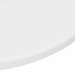 vidaXL Placă de masă Alb foarte lucios 50 x 50 x 1,5 cm Lemn compozit