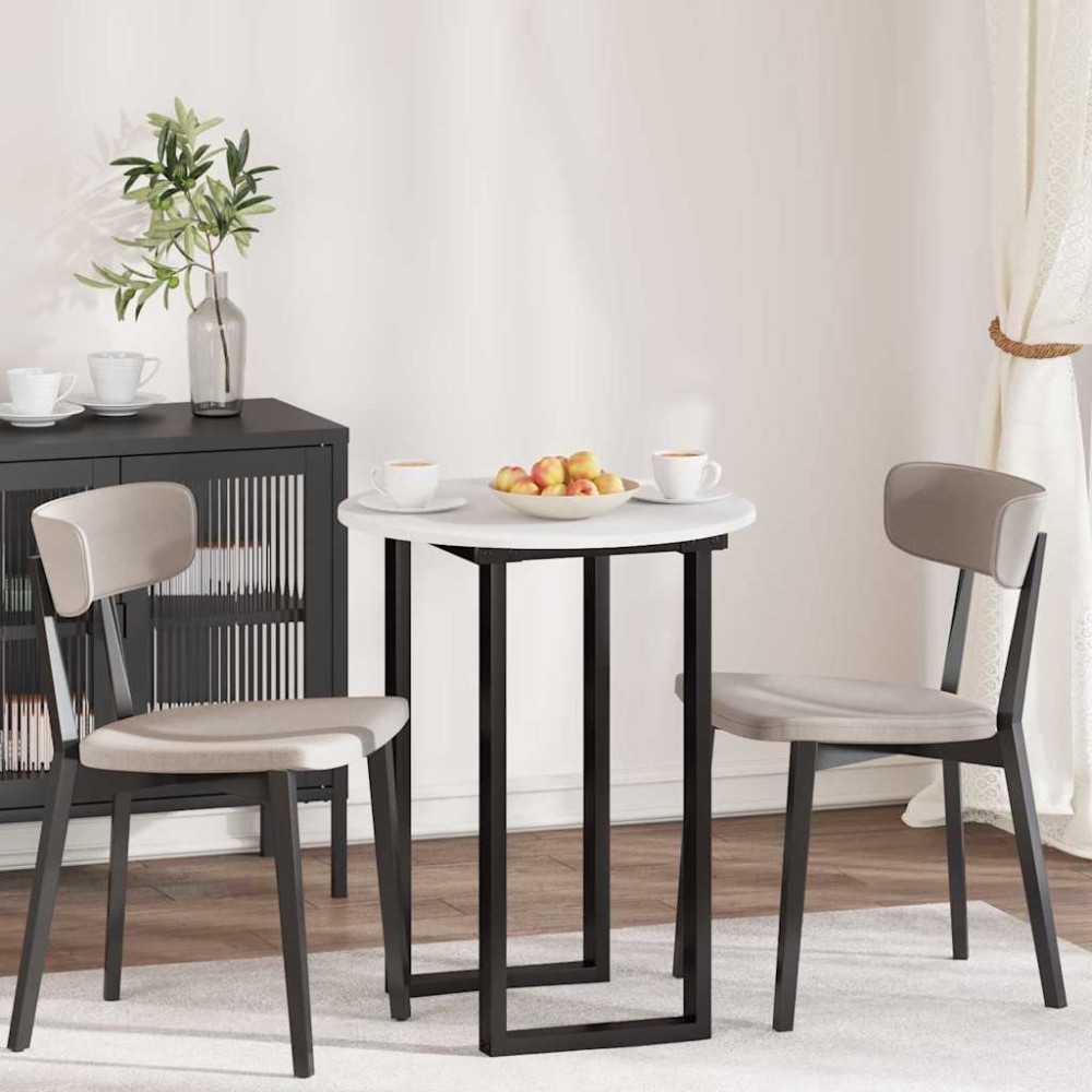 vidaXL Placă de masă Alb 60 x 60 x 1,5 cm Lemn compozit