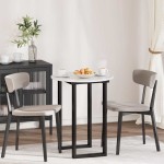 vidaXL Placă de masă Alb foarte lucios 60 x 60 x 1,5 cm Lemn compozit