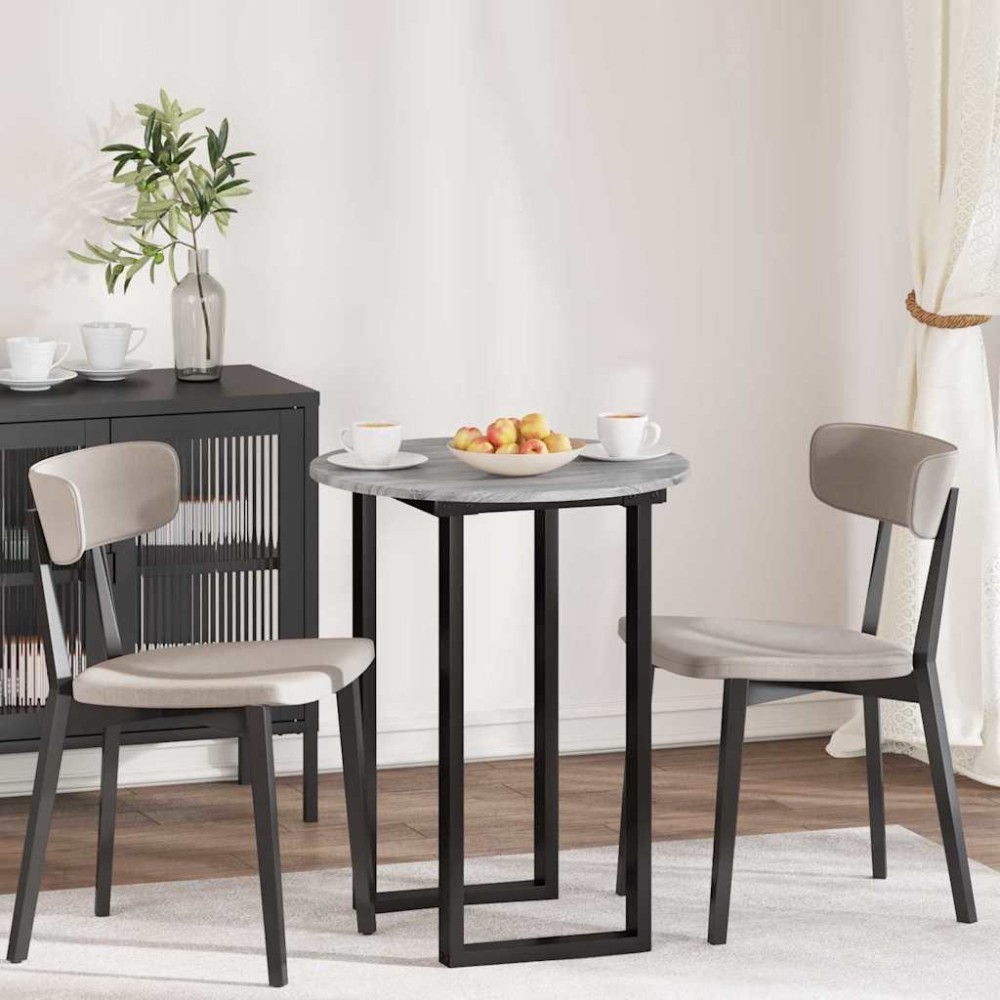 vidaXL Placă de masă sonoma gri 60 x 60 x 1,5 cm Lemn compozit