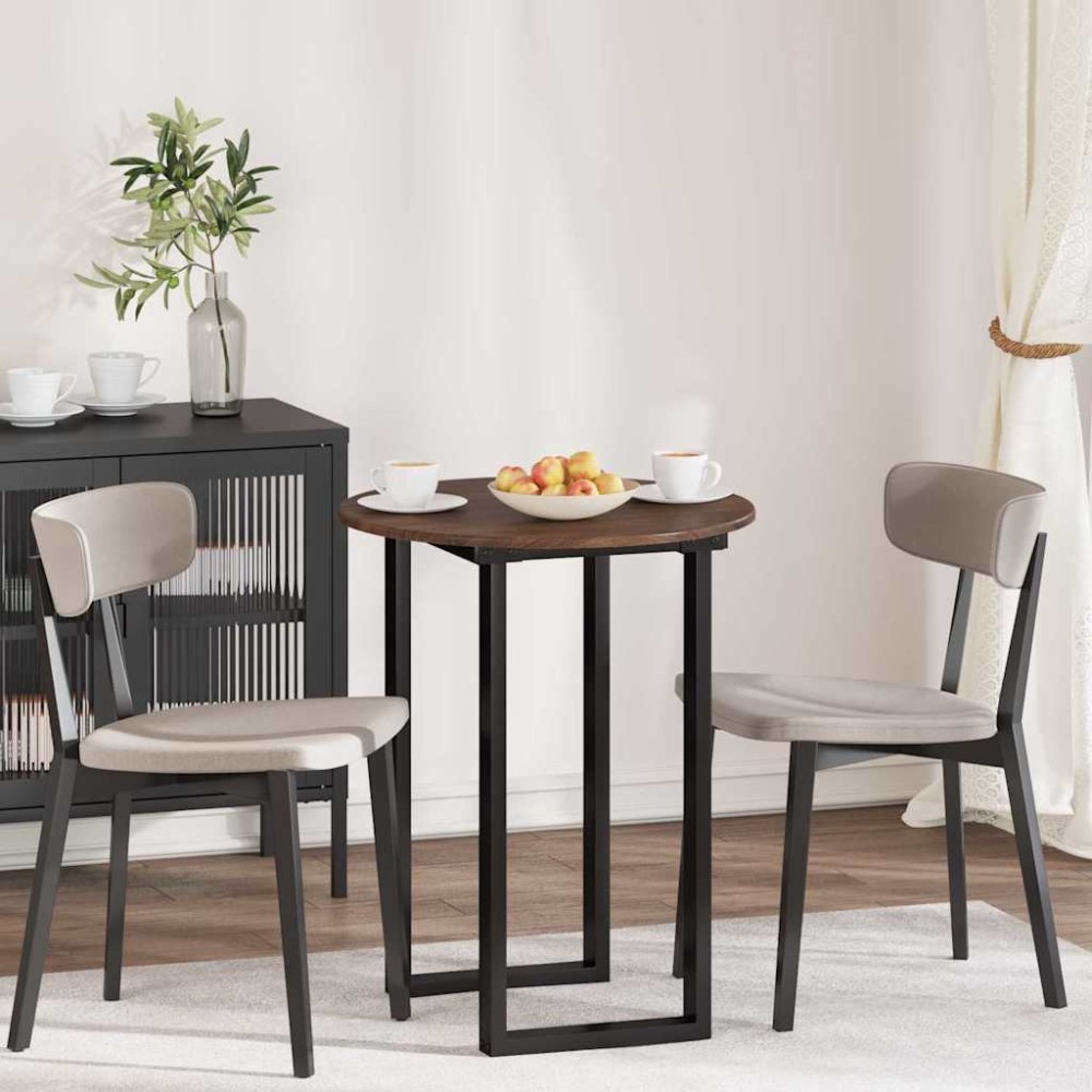 vidaXL Placă de masă Stejar brun 60 x 60 x 1,5 cm Lemn compozit