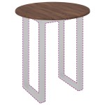 vidaXL Placă de masă Stejar brun 60 x 60 x 1,5 cm Lemn compozit