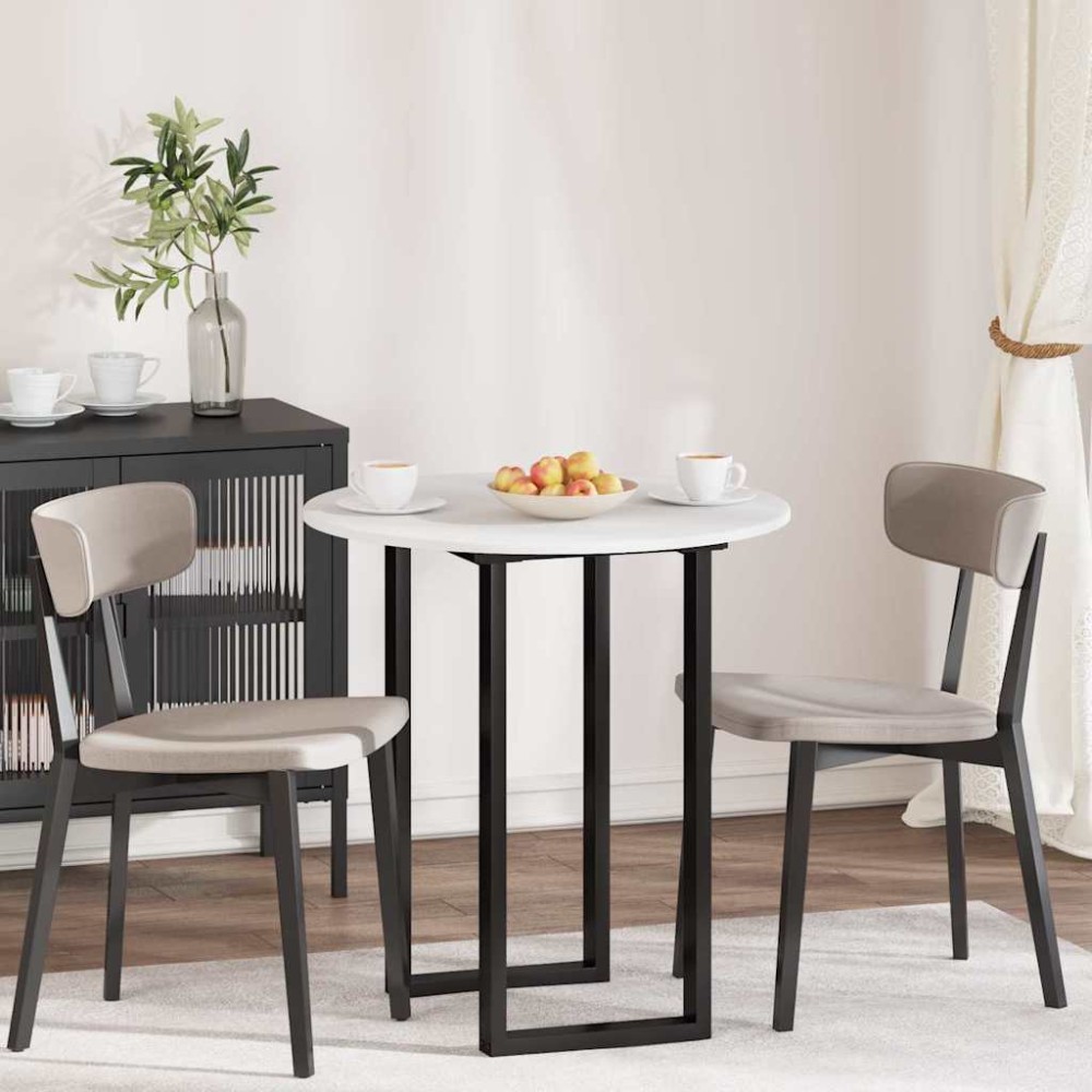 vidaXL Placă de masă Alb 70 x 70 x 1,5 cm Lemn compozit