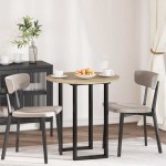 vidaXL Placă de masă Stejar sonoma 70 x 70 x 1,5 cm Lemn compozit