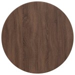 vidaXL Placă de masă Stejar brun 70 x 70 x 1,5 cm Lemn compozit