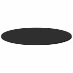 vidaXL Placă de masă Negru 80 x 80 x 1,5 cm Lemn compozit