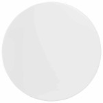 vidaXL Placă de masă Alb foarte lucios 80 x 80 x 1,5 cm Lemn compozit