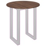 vidaXL Placă de masă Stejar brun 80 x 80 x 1,5 cm Lemn compozit