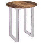 vidaXL Placă de masă Lemn vechi 80 x 80 x 1,5 cm Lemn compozit