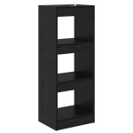vidaXL Dulap pentru cărți Stejar negru 40 x 30 x 103 cm Lemn compozit