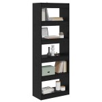 vidaXL Dulap pentru cărți Stejar negru 60 x 30 x 166 cm Lemn compozit