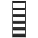 vidaXL Dulap pentru cărți Stejar negru 60 x 30 x 166 cm Lemn compozit