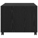 vidaXL Masă de cafea Stejar Negru 55 x 55 x 45cm Lemn compozit