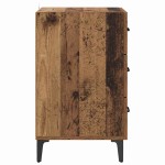 vidaXL Dulap de noapte Lemn vechi 40 x 40.5 x 66 cm Lemn compozit