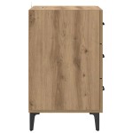 vidaXL Dulap de noapte Stejar Artizanal 40 x 40.5 x 66 cm