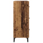 vidaXL Bufet Lemn vechi 69,5 x 34 x 90 cm Lemn Ingineresc și Fier