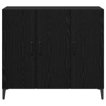 vidaXL Bufet Stejar negru 34 x 90 x 80 cm Lemn compozit