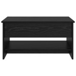vidaXL Masă de cafea Stejar Negru 80 x 50,5 x 41,5 cm Lemn compozit
