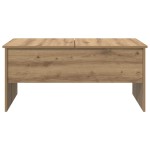 vidaXL Masă de cafea Stejar Artizanal 102 x 50,5 x 46,5 cm