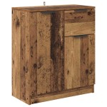 vidaXL Bufet cu sertar Lemn vechi 60 x 30 x 70 cm Lemn compozit