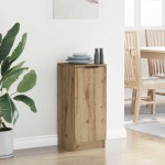 vidaXL Bufet Stejar Artizanal 30 x 30 x 70 cm Lemn compozit