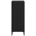 vidaXL Bufet Pe perete Stejar Negru 34,5 x 34 x 90 cm Lemn compozit