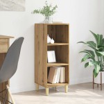 vidaXL Bufet Stejar Artizanal 34,5 x 32,5 x 90 cm Lemn compozit