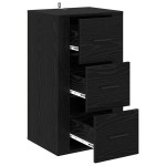 vidaXL Bufet cu sertar Stejar negru 40 x 33 x 70 cm Lemn compozit