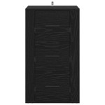 vidaXL Bufet cu sertar Stejar negru 40 x 33 x 70 cm Lemn compozit