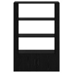 vidaXL Bufet Stejar negru 30 x 80 x 119.5 cm Lemn compozit