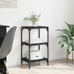 vidaXL Dulap pentru cărți Stejar negru 40 x 33 x 70,5 cm