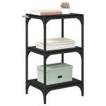 vidaXL Dulap pentru cărți Stejar negru 40 x 33 x 70,5 cm