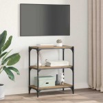 vidaXL Dulap pentru cărți stejar artizanal 60 x 33 x 70,5 cm