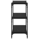 vidaXL Dulap pentru cărți Stejar negru 60 x 33 x 70,5 cm