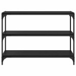 vidaXL Dulap pentru cărți Stejar negru 100 x 33 x 70,5 cm