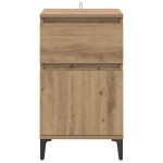 vidaXL Dulap de noapte Stejar Artizanal 40 x 35 x 70 cm Lemn compozit