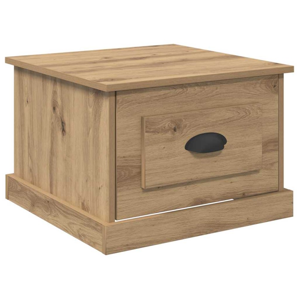 vidaXL Masă de cafea Stejar Artizanal 50 x 50 x 35 cm Lemn compozit