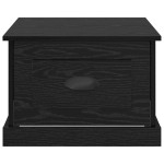 vidaXL Masă de cafea Stejar Negru 50 x 50 x 35 cm Lemn compozit
