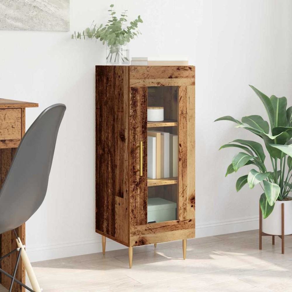 vidaXL Bufet Lemn vechi 34 x 34.5 x 90 cm Lemn compozit