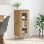 vidaXL Bufet stejar artizanal 34 x 34.5 x 90 cm Lemn compozit