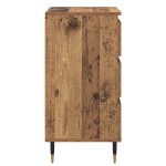 vidaXL Bufet cu sertar Lemn vechi 35 x 40 x 70 cm Lemn compozit