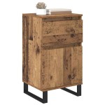 vidaXL Bufet cu sertar Lemn vechi 35 x 40 x 70 cm Lemn compozit