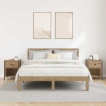 vidaXL Dulap de noapte 2 pcs Stejar Artizanal 40 x 42 x 50 cm