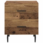 vidaXL Dulap de noapte Lemn vechi 40 x 35 x 47,5 cm Lemn compozit